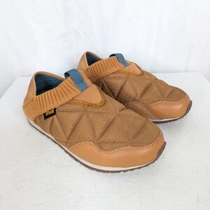 Teva ReEmber Cognac Quilted Slip On Loafer Slipper Sneakers